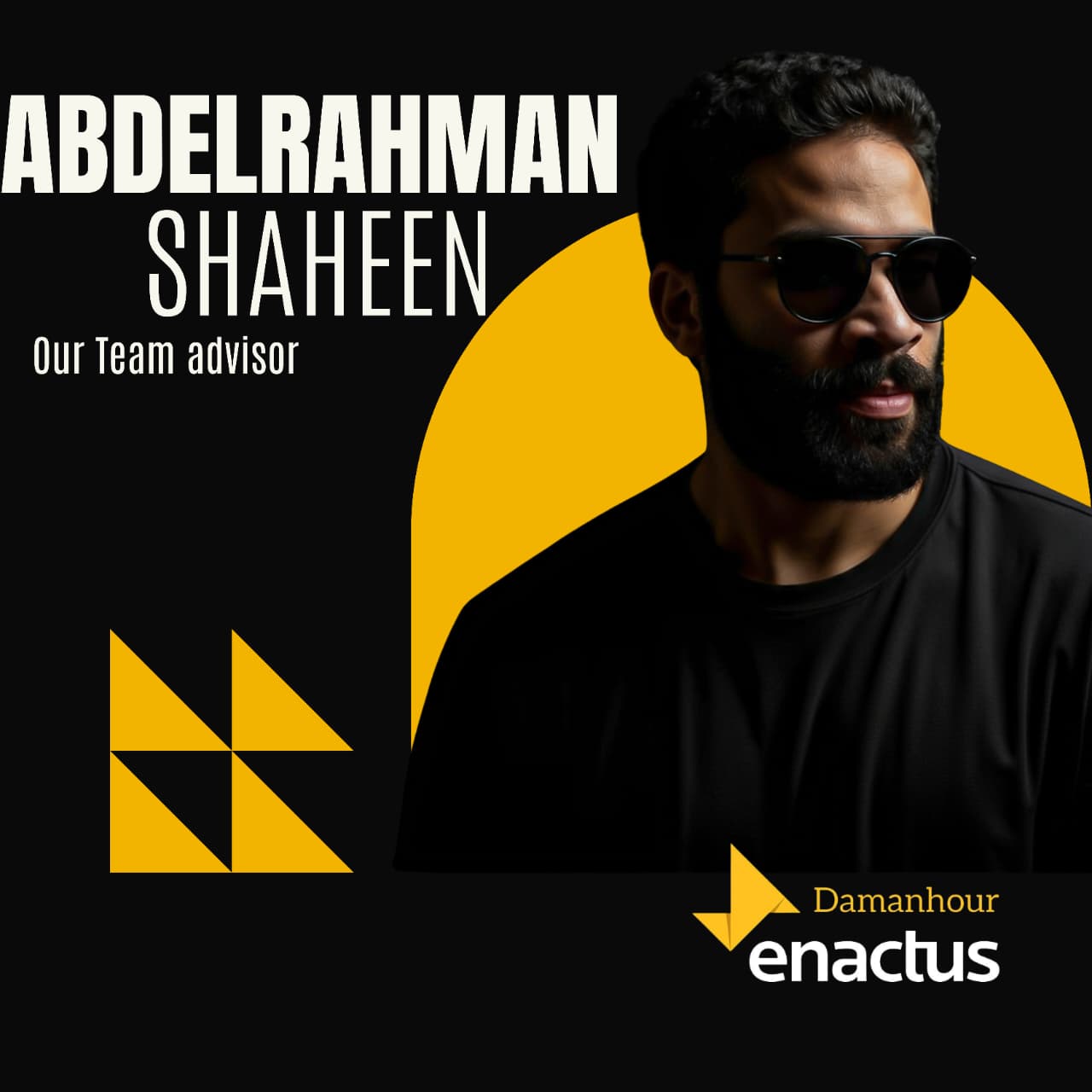 Dr. Khaled Rohouma - Enactus Damanhour Faculty Advisor