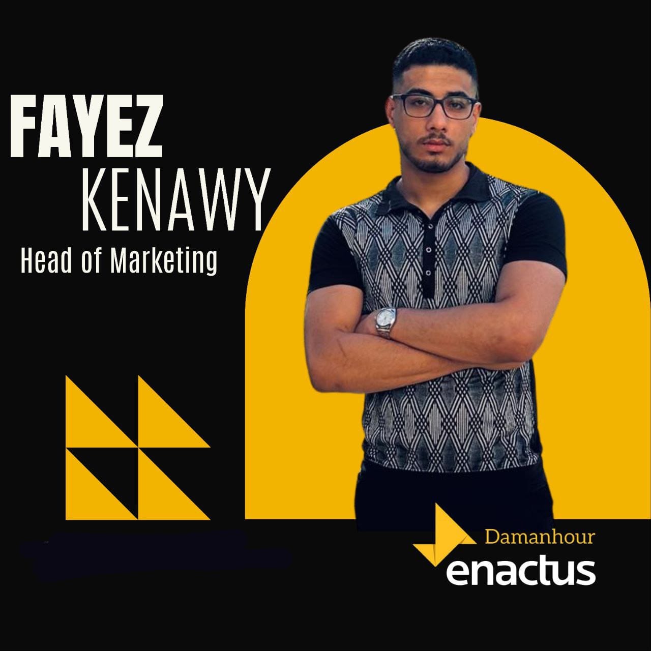 Fayez kenawy - Enactus Damanhour Head Marketing