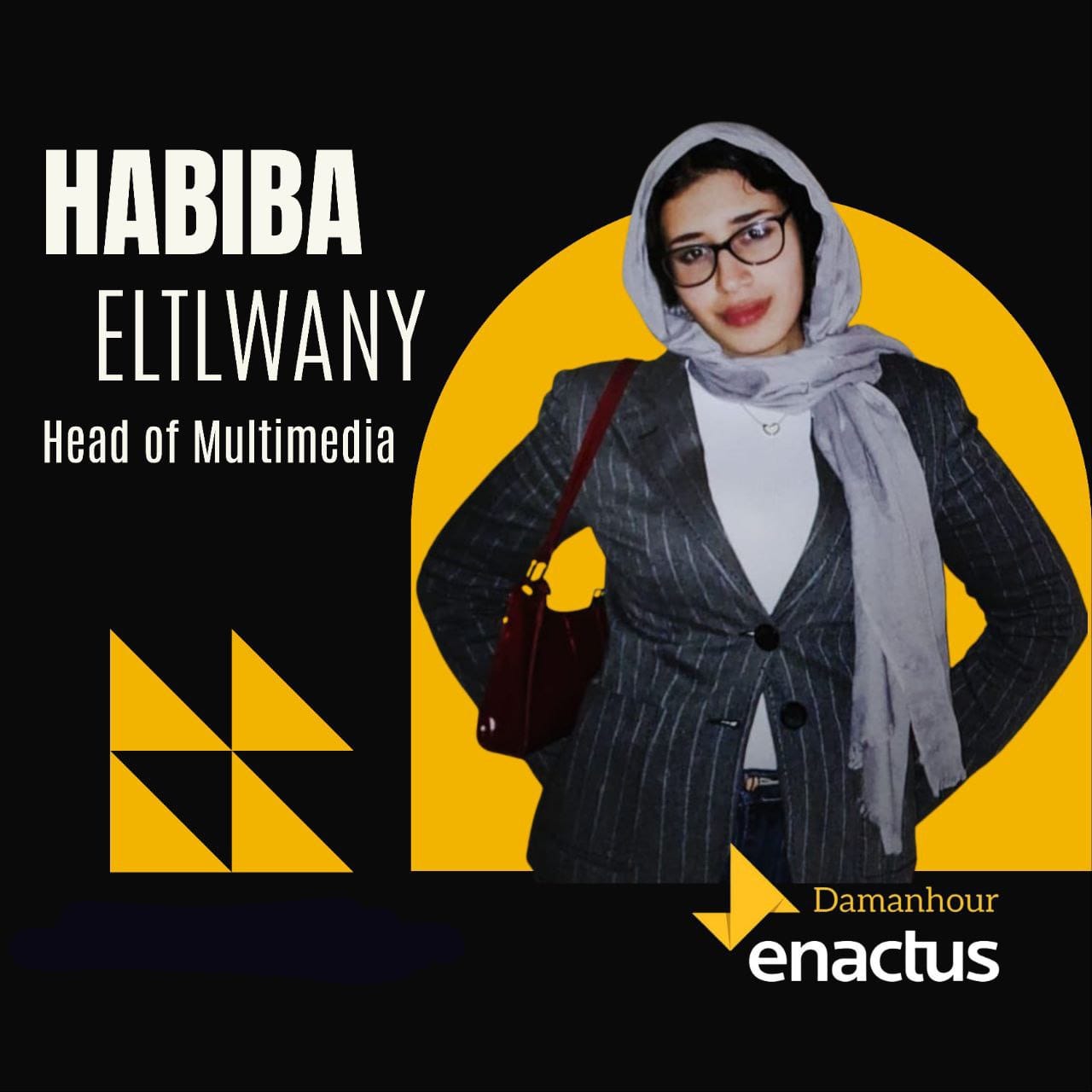 Habiba Eltetwany - Enactus Damanhour Head Multimedia