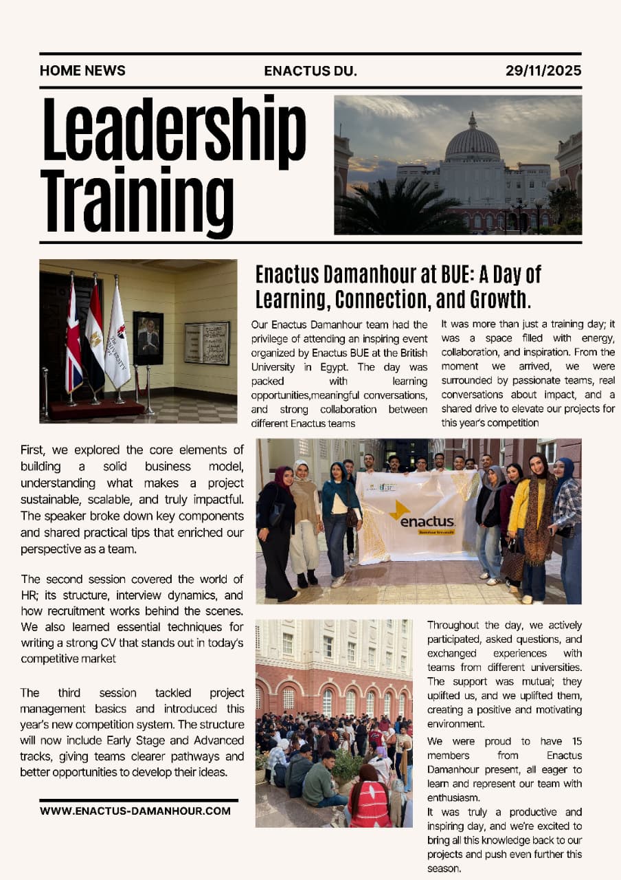 Techne Summit Alexandria with Enactus Damanhour