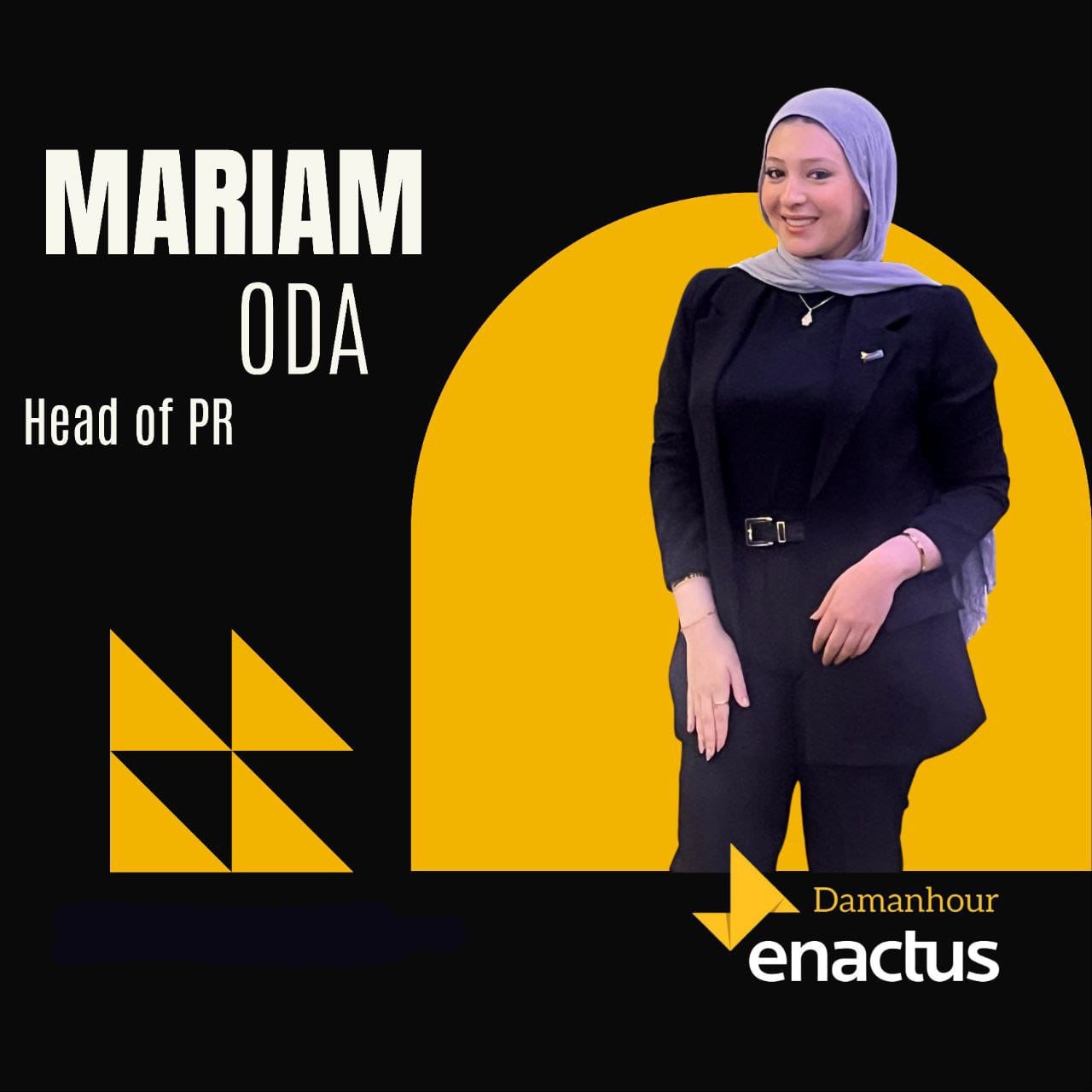 Mariem Oda - Enactus Damanhour Head PR