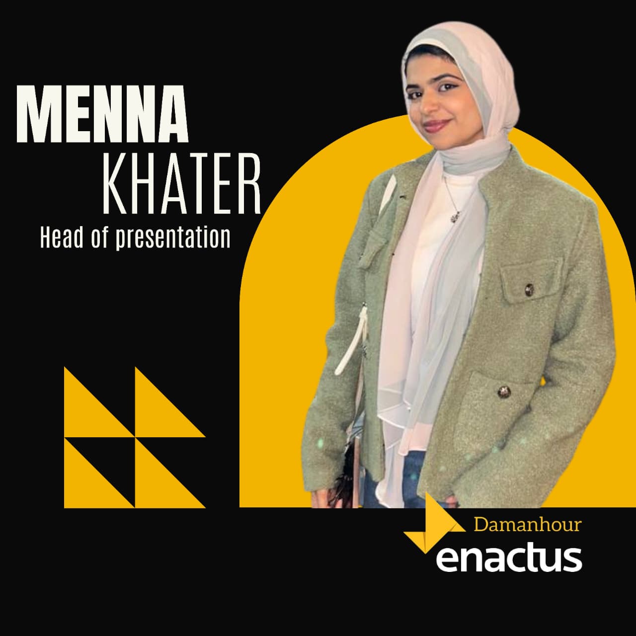 Ganna Salah - Enactus Damanhour Head Presentation