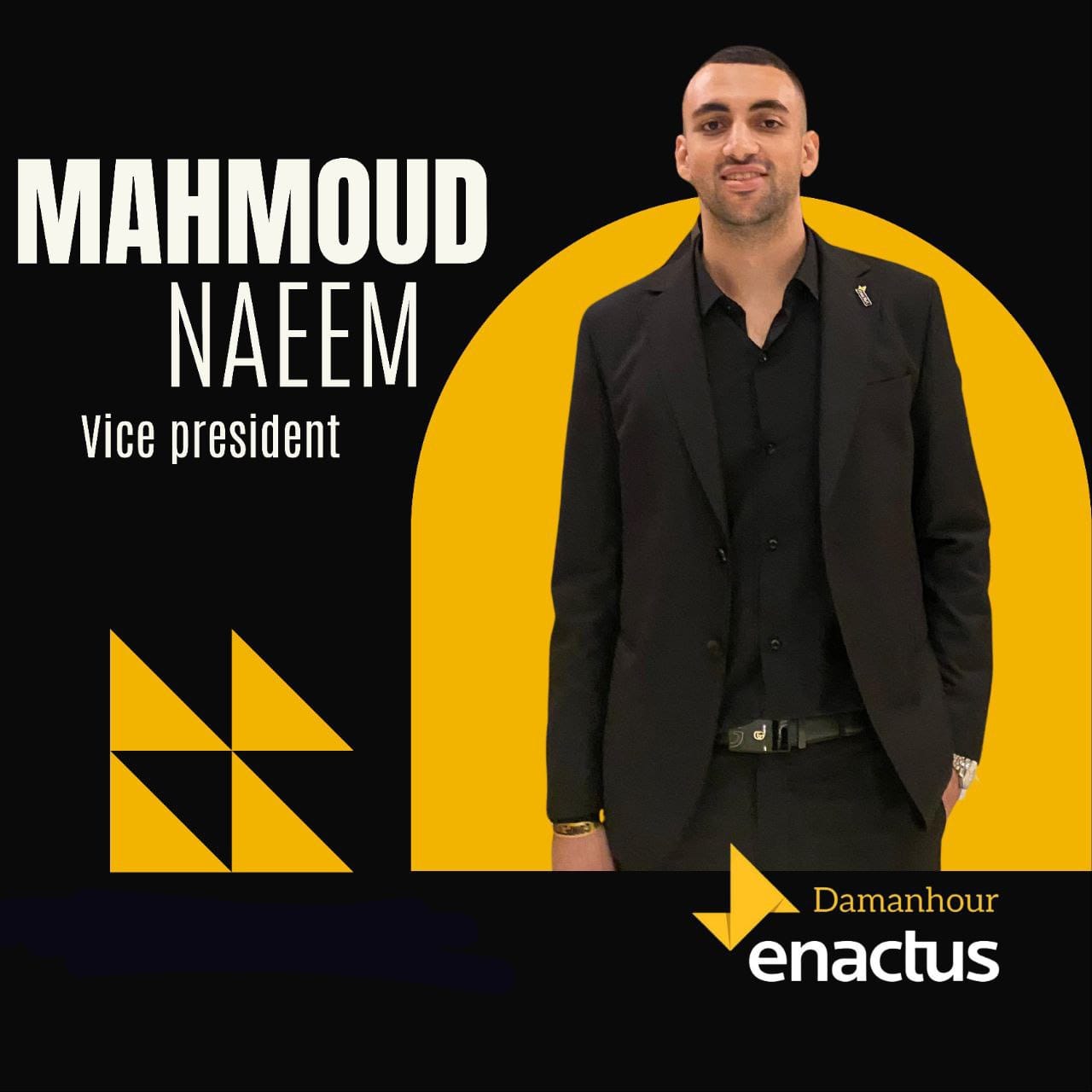 Mahmoud Naeem - Enactus Damanhour Vice President