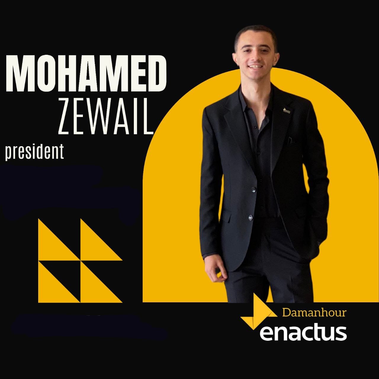 Mohamed Zewail - Enactus Damanhour Team President