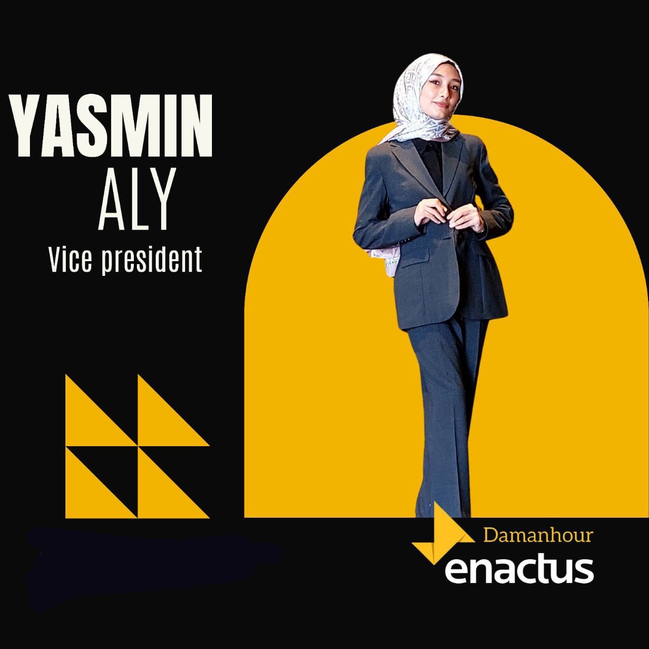 Yasmin Ali - Enactus Damanhour Vice President